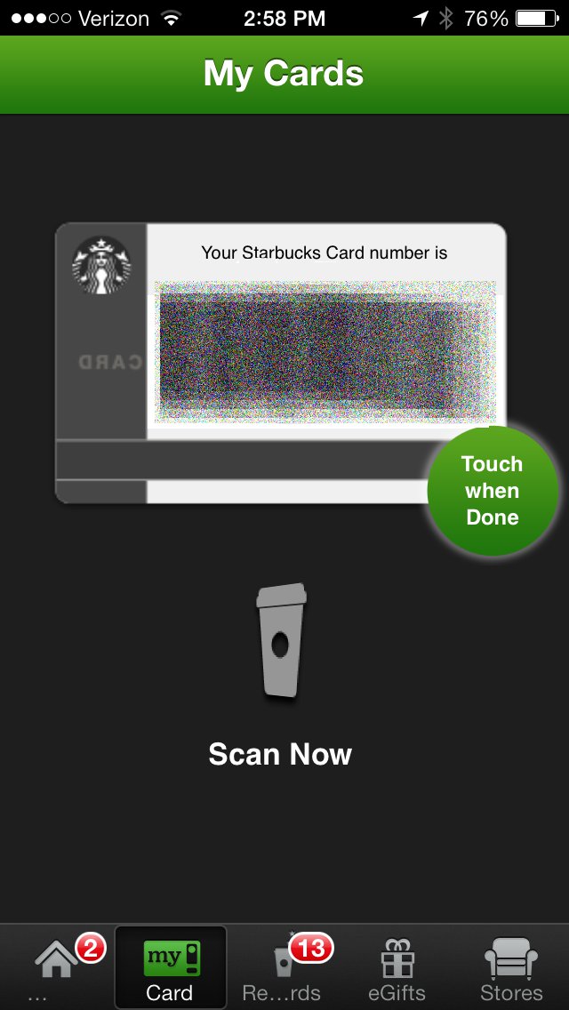 How To Share Your Starbucks Smart Phone Bar Code With Your Significant Other The Ilardi Family